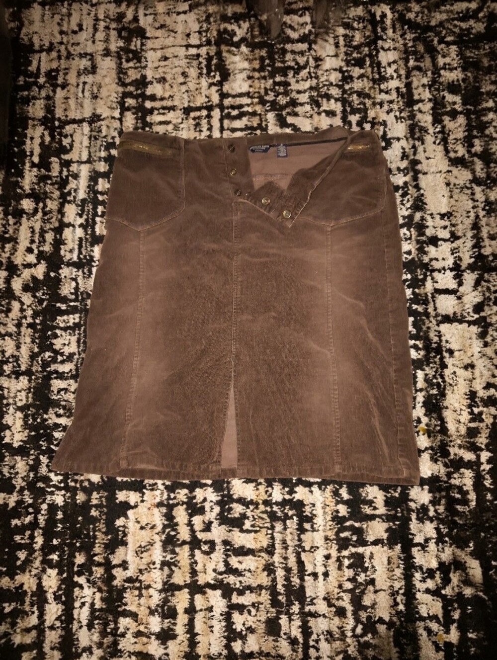 American Eagle Outfitters Brown Corduroy Pencil Skirt
